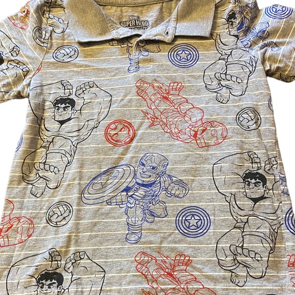 ⭐️SALE🌟 Marvel Superhero Adventures Collared Shirt - Picture 2 of 5